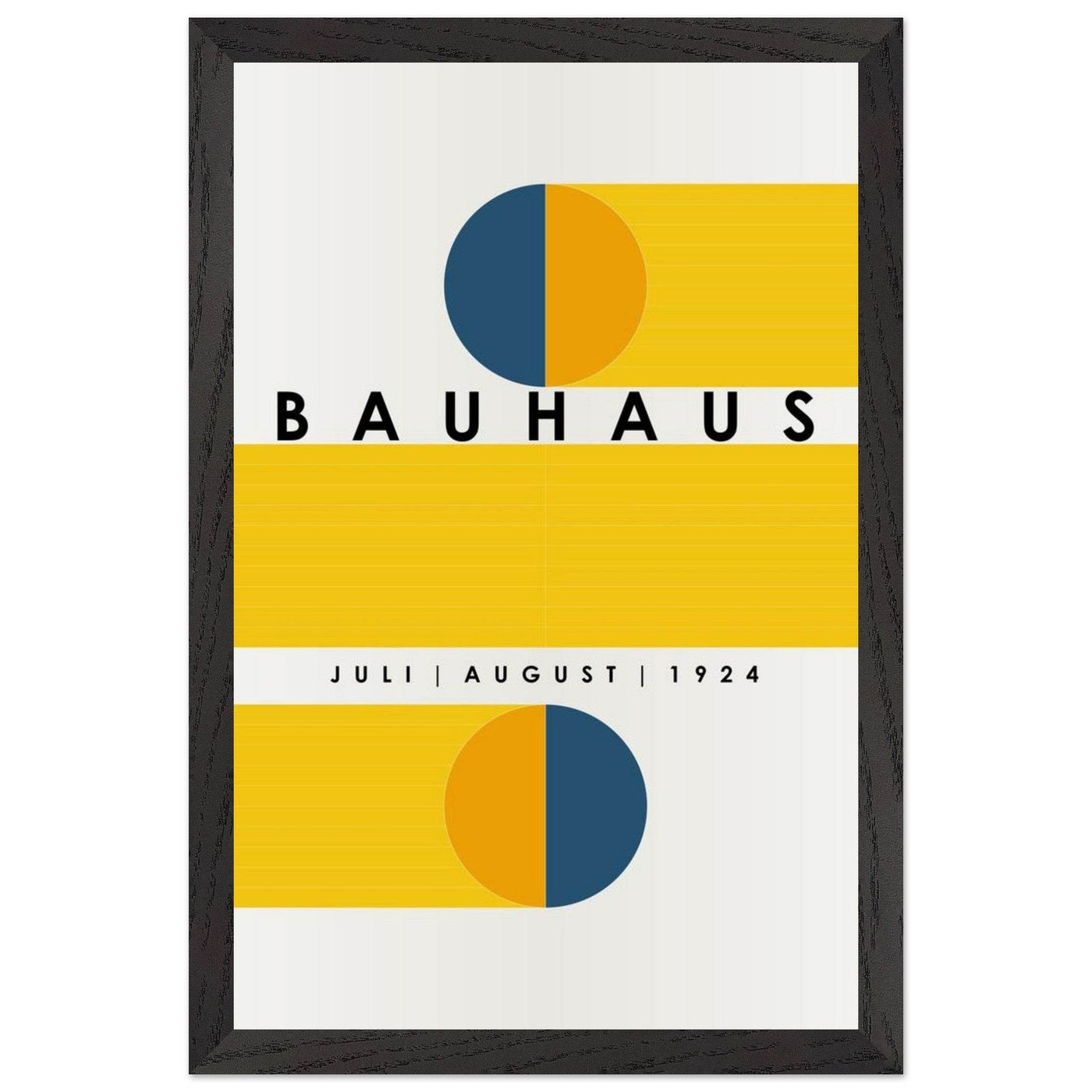 Bauhaus Blue Tunnel Geometric - Vibrantwalls