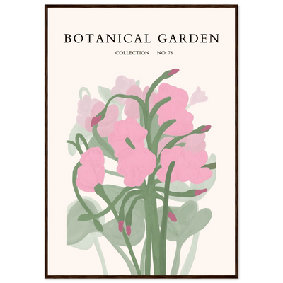 Botanical Garden Collection No. 78 Framed Poster – Blush Pink & Sage Green Floral Art Print | Ready-to-Hang - Vibrantwalls