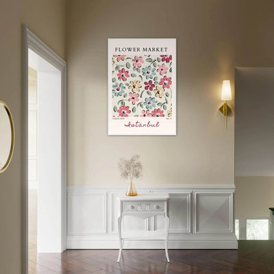 Flower Market Istanbul Art Print – Vibrant Floral Abstract Framed Poster | Ready-to-Hang Decor - Vibrantwalls