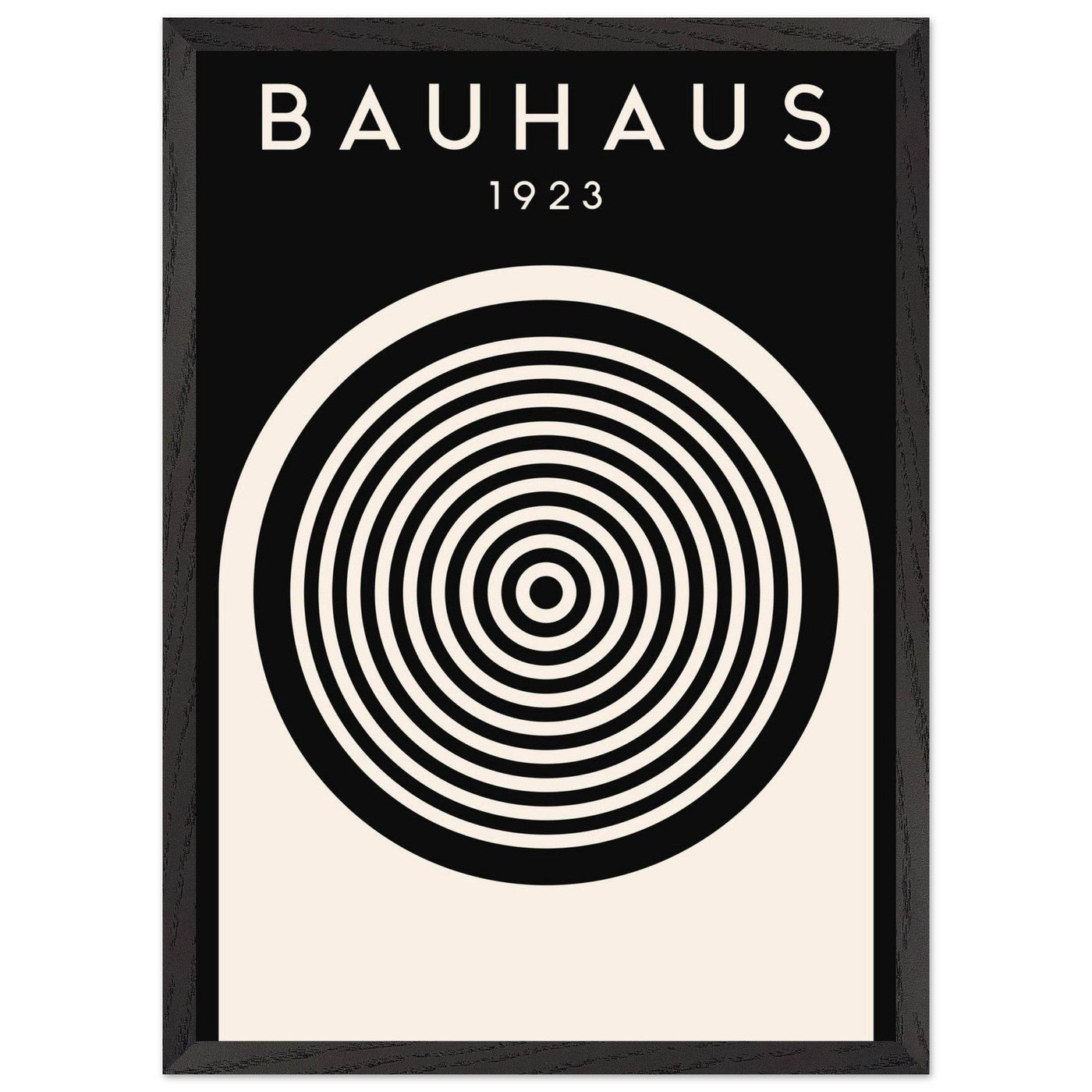 Bauhaus Black & Cream - Vibrantwalls