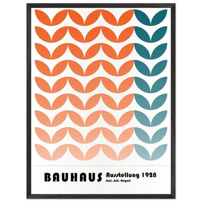 Bauhaus-Style The Blue Waves - Vibrantwalls