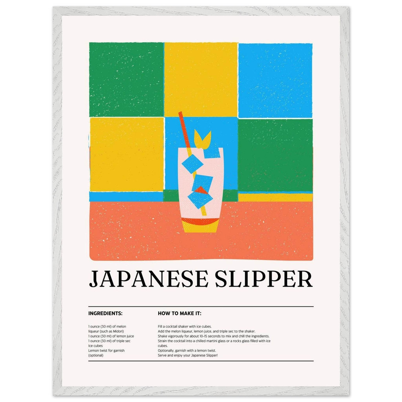 Japanese Slipper Cocktail Recipe - Vibrantwalls