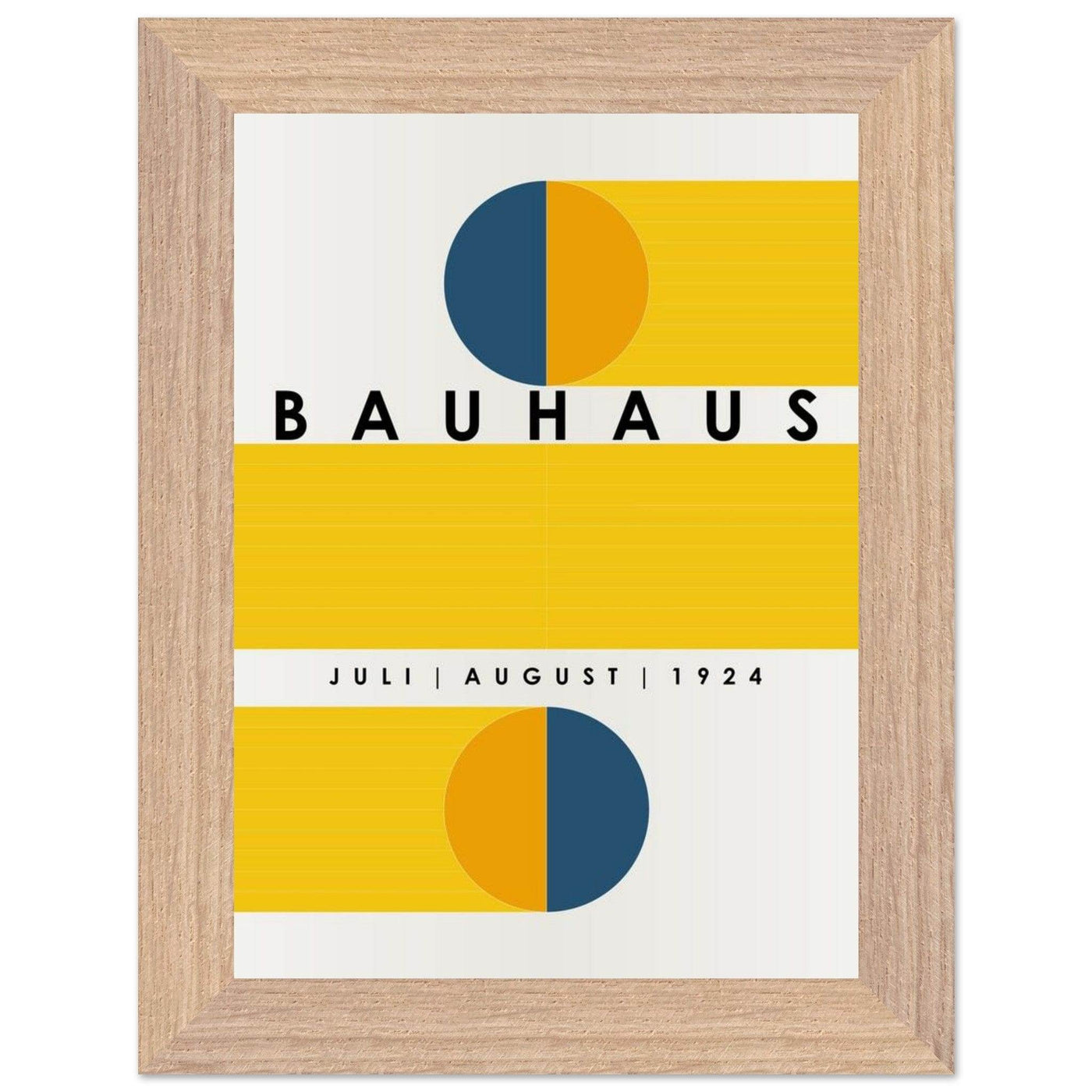 Bauhaus Blue Tunnel Geometric - Vibrantwalls
