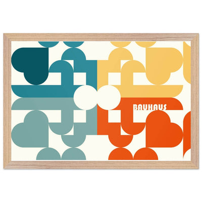 Bauhaus-Style Abstract Geometric Art - Vibrantwalls
