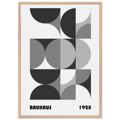 Bauhaus 1928 - Geometric Monochrome - Vibrantwalls