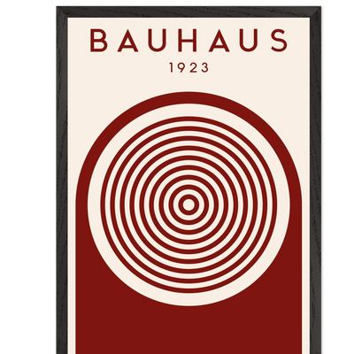 Bauhaus Ausstellung 1923 Concentric Circle - Vibrantwalls