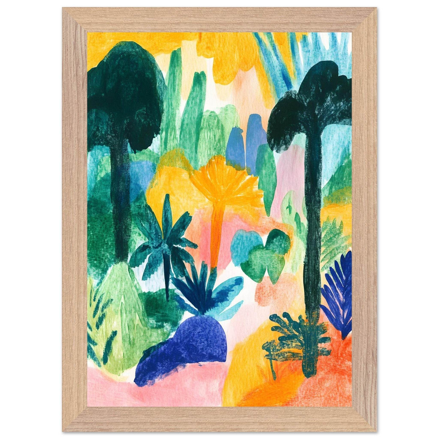 Abstract Tropical - Vibrantwalls