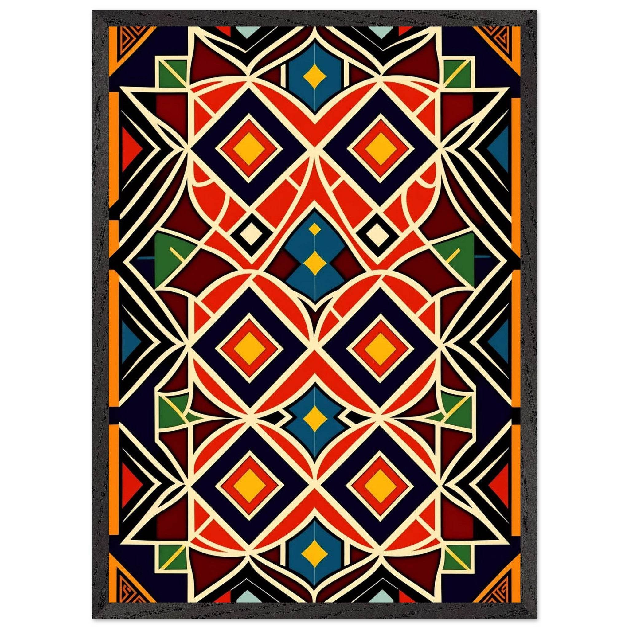 Abstract Geometric Wall Decor - Unique Boho Art for Contemporary Spaces - Vibrantwalls