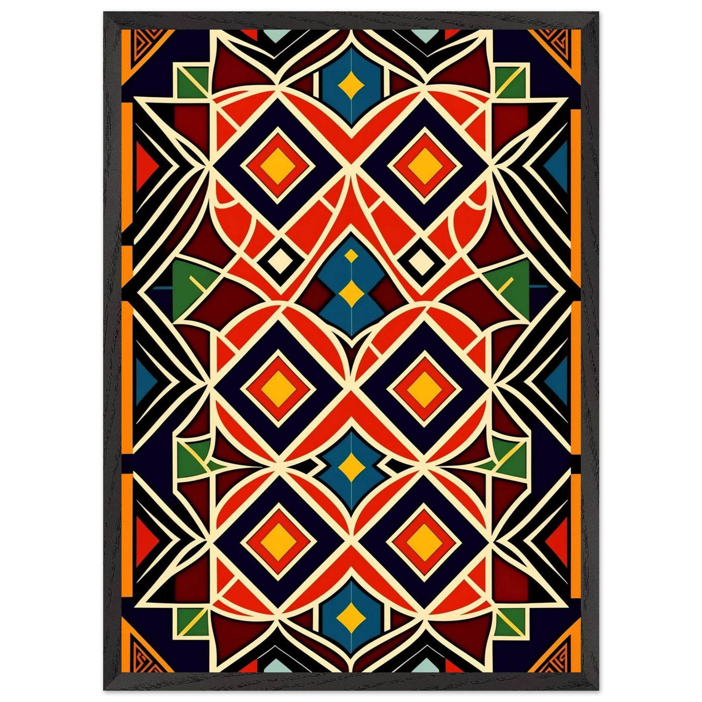 Abstract Geometric Wall Decor - Unique Boho Art for Contemporary Spaces - Vibrantwalls