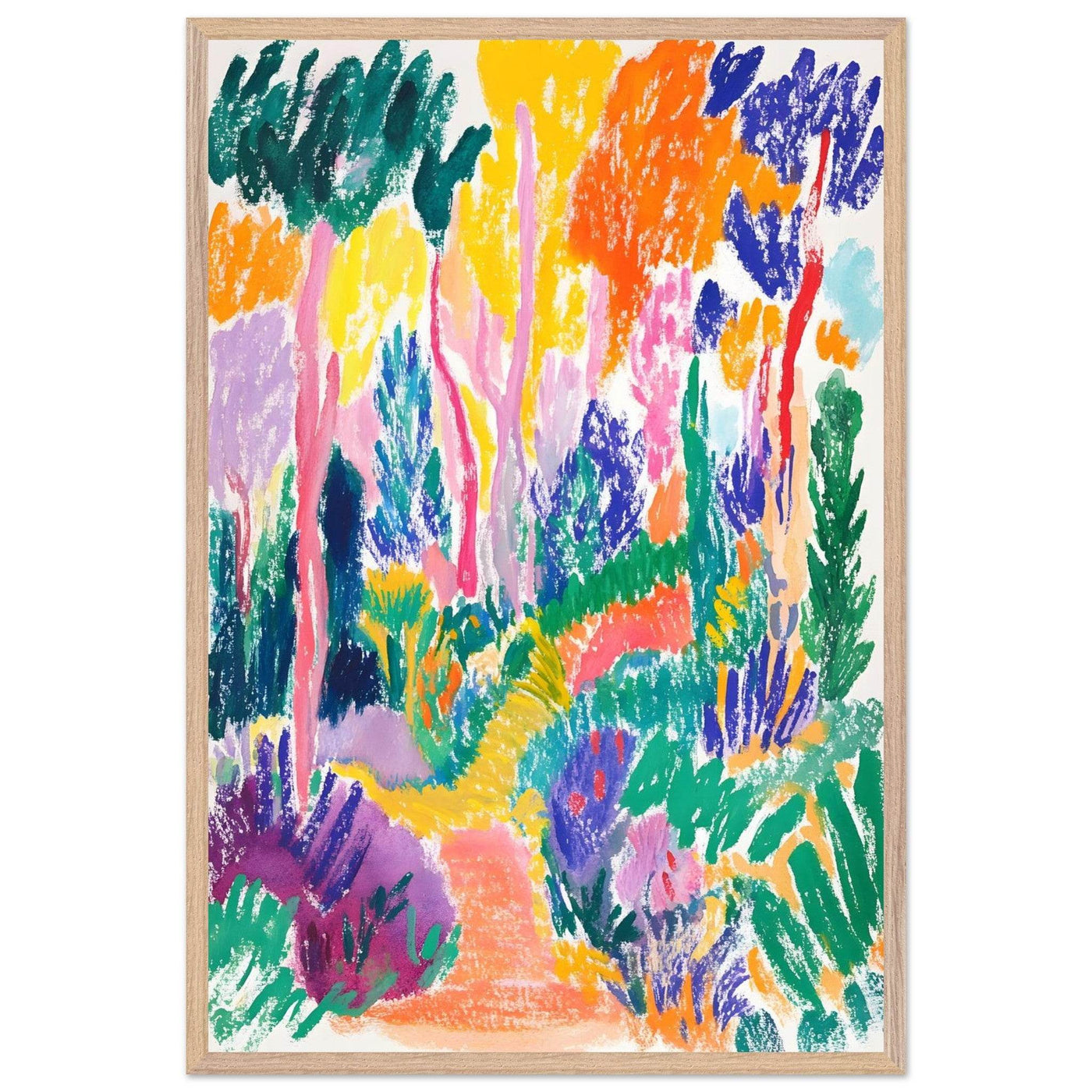 Vibrant Abstract Forest Henri Matisse - Vibrantwalls