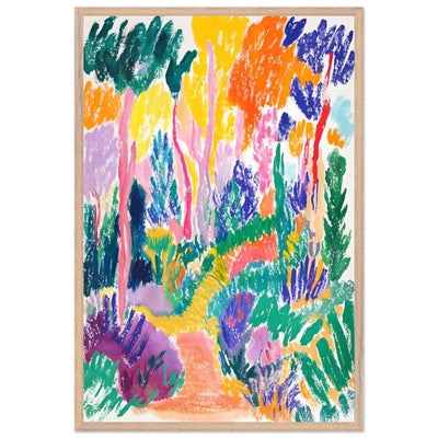Vibrant Abstract Forest Henri Matisse - Vibrantwalls