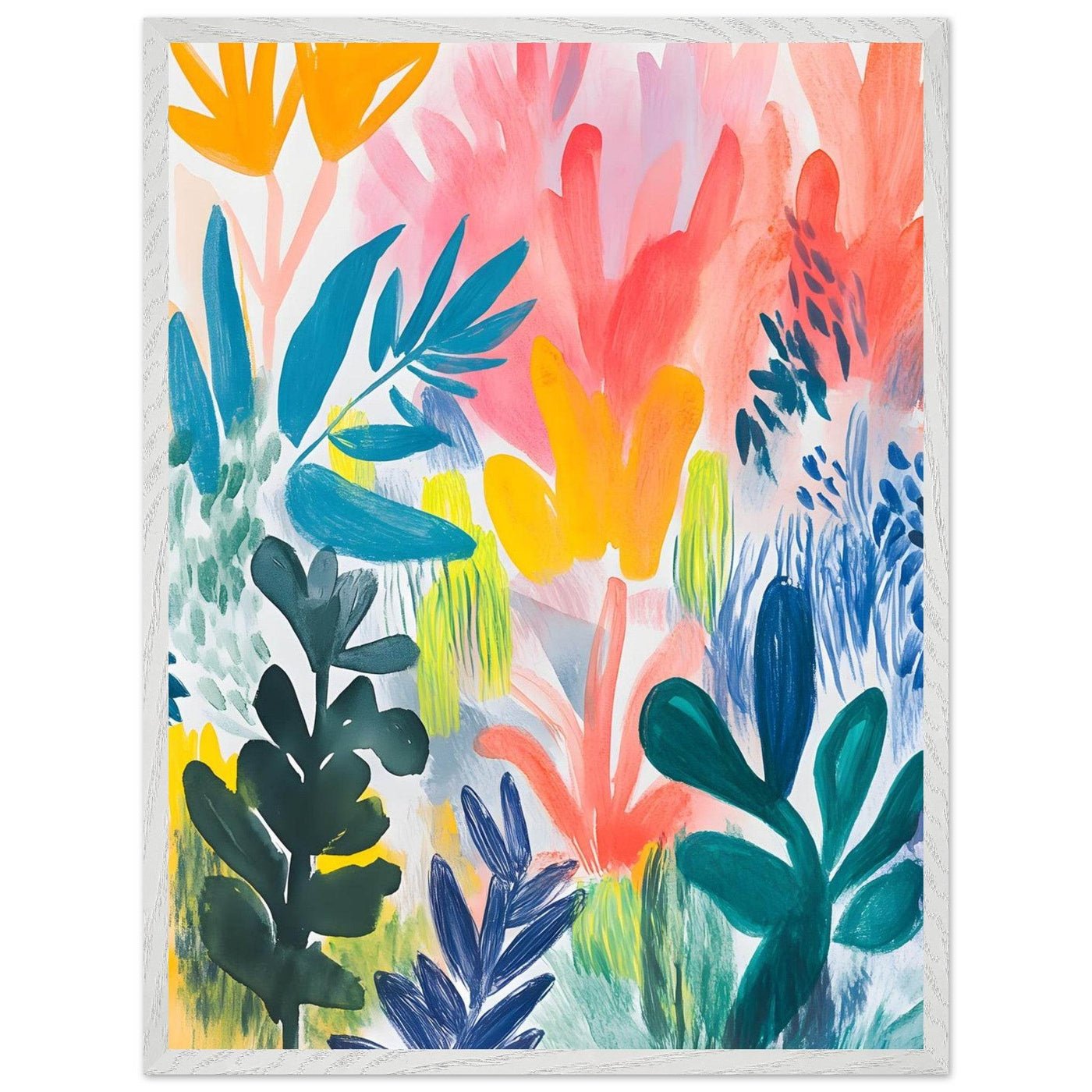 Abstract Floral Henri Matisse Botanical - Vibrantwalls