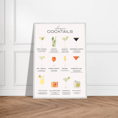 Classic Cocktail Recipe - Vibrantwalls