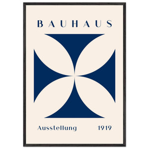 Bauhaus Exhibition 1919 - Navy Cream - Vibrantwalls
