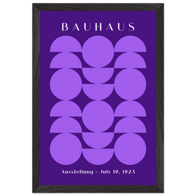 Bauhau 1923 Purple Geometric - Vibrantwalls