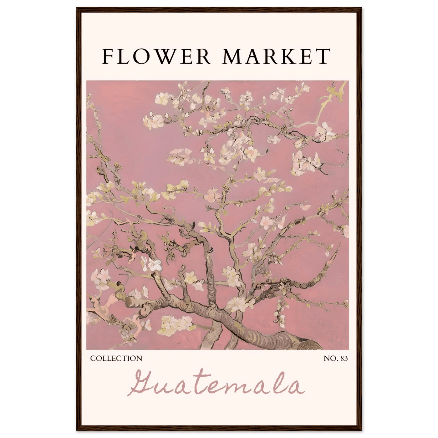 Pink Blossom Nature Framed Poster – Serene Floral Art Print | Ready-to-Hang in Multiple Sizes & Frame Finishes - Vibrantwalls