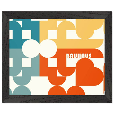 Bauhaus-Style Abstract Geometric Art - Vibrantwalls
