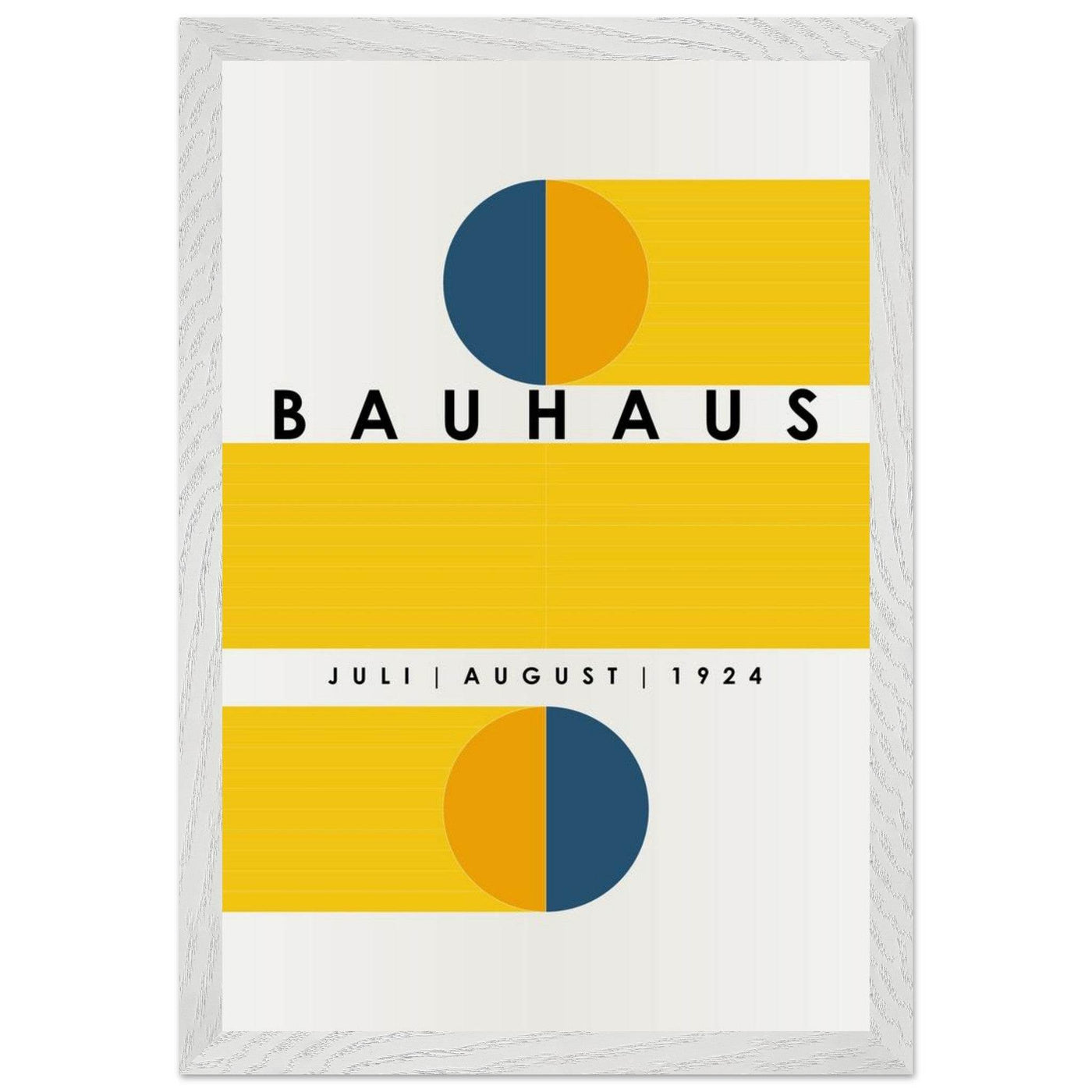 Bauhaus Blue Tunnel Geometric - Vibrantwalls