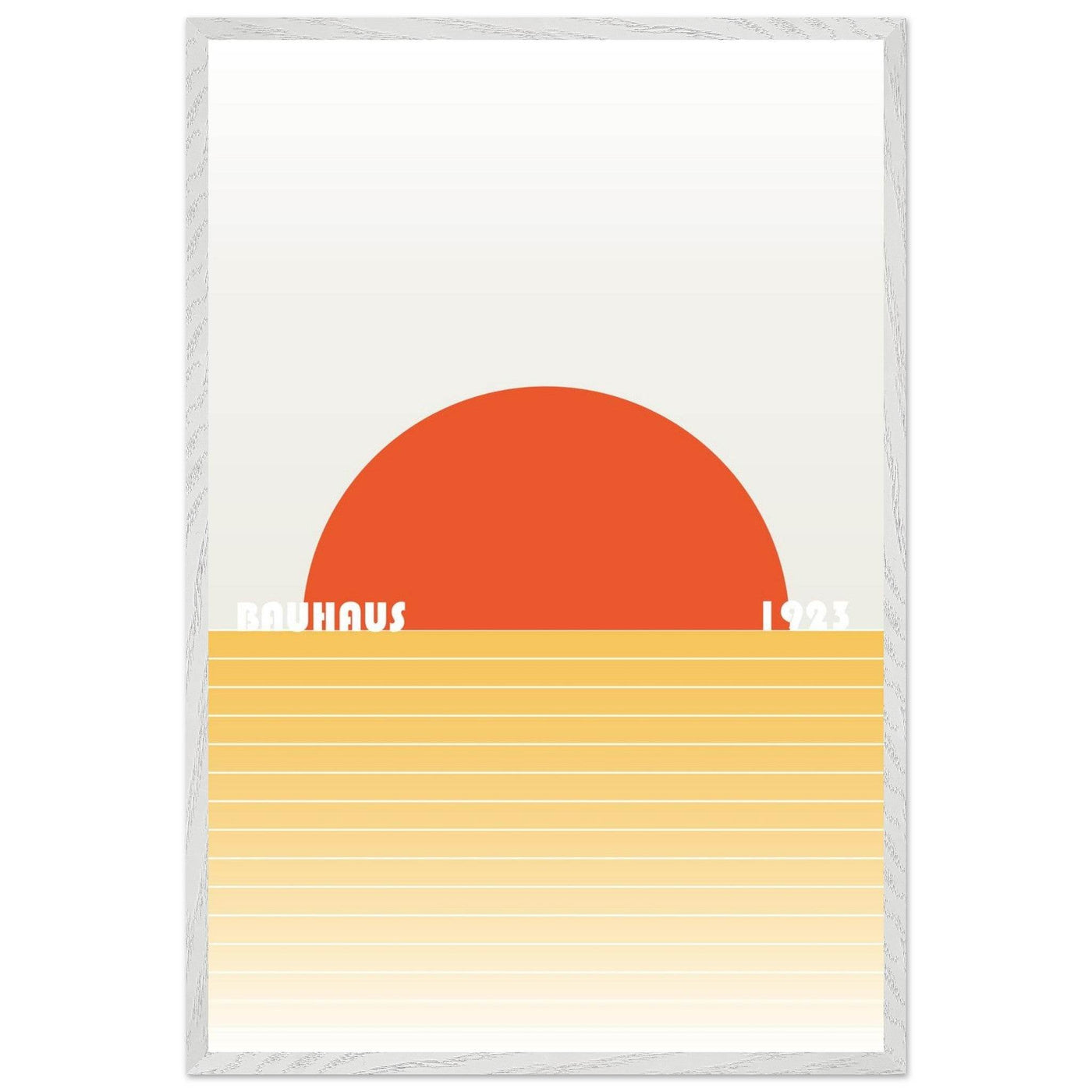 Bauhaus Sunset Abstraction - Vibrantwalls
