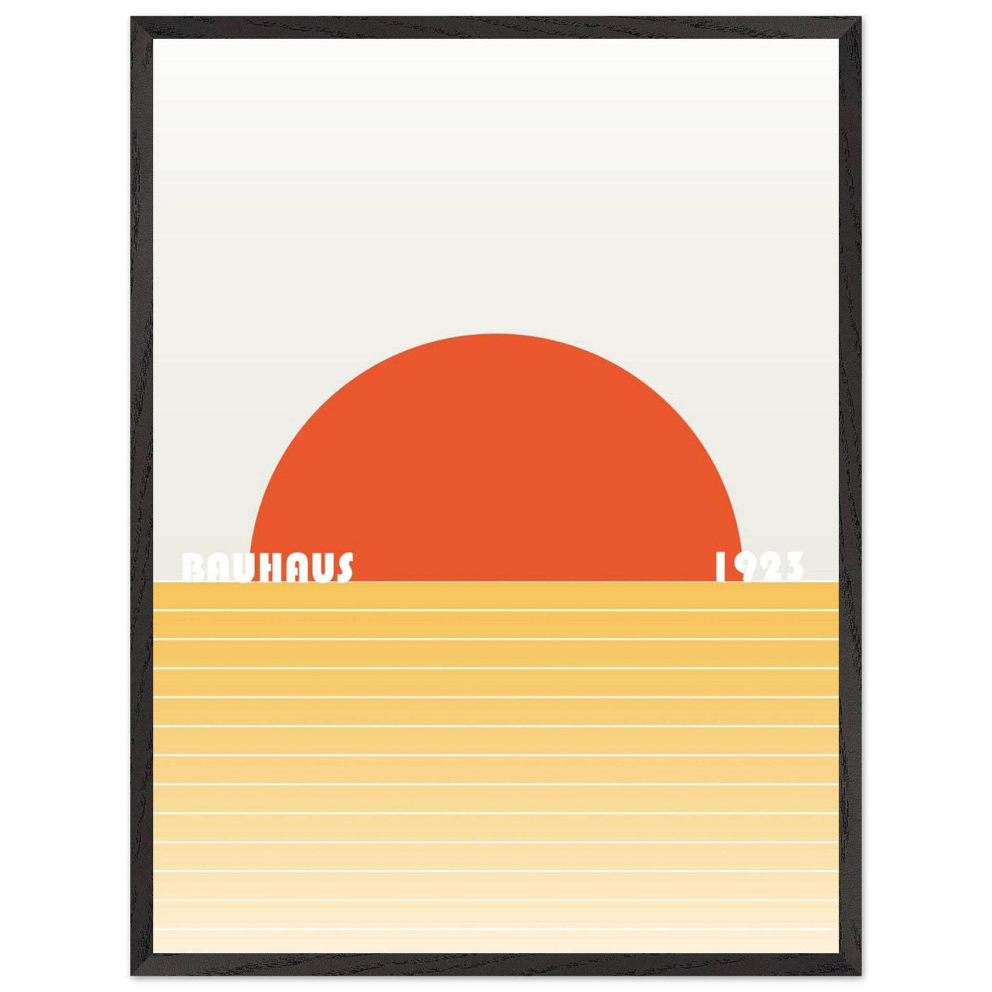 Bauhaus Sunset Abstraction - Vibrantwalls