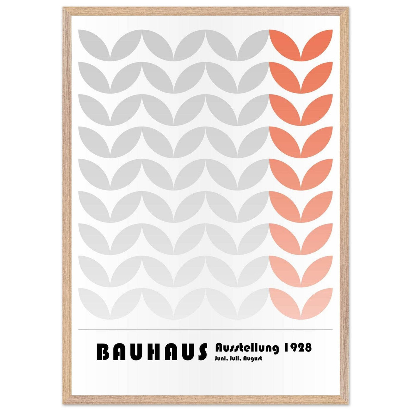 Bauhaus-Style Organic Leaves - Vibrantwalls