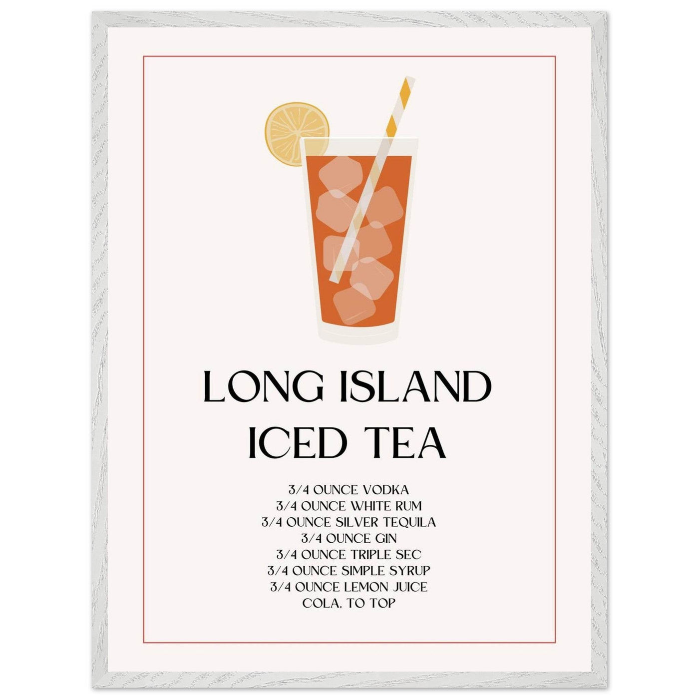 Long Island Iced Tea Recipe Strong Cocktail - Vibrantwalls