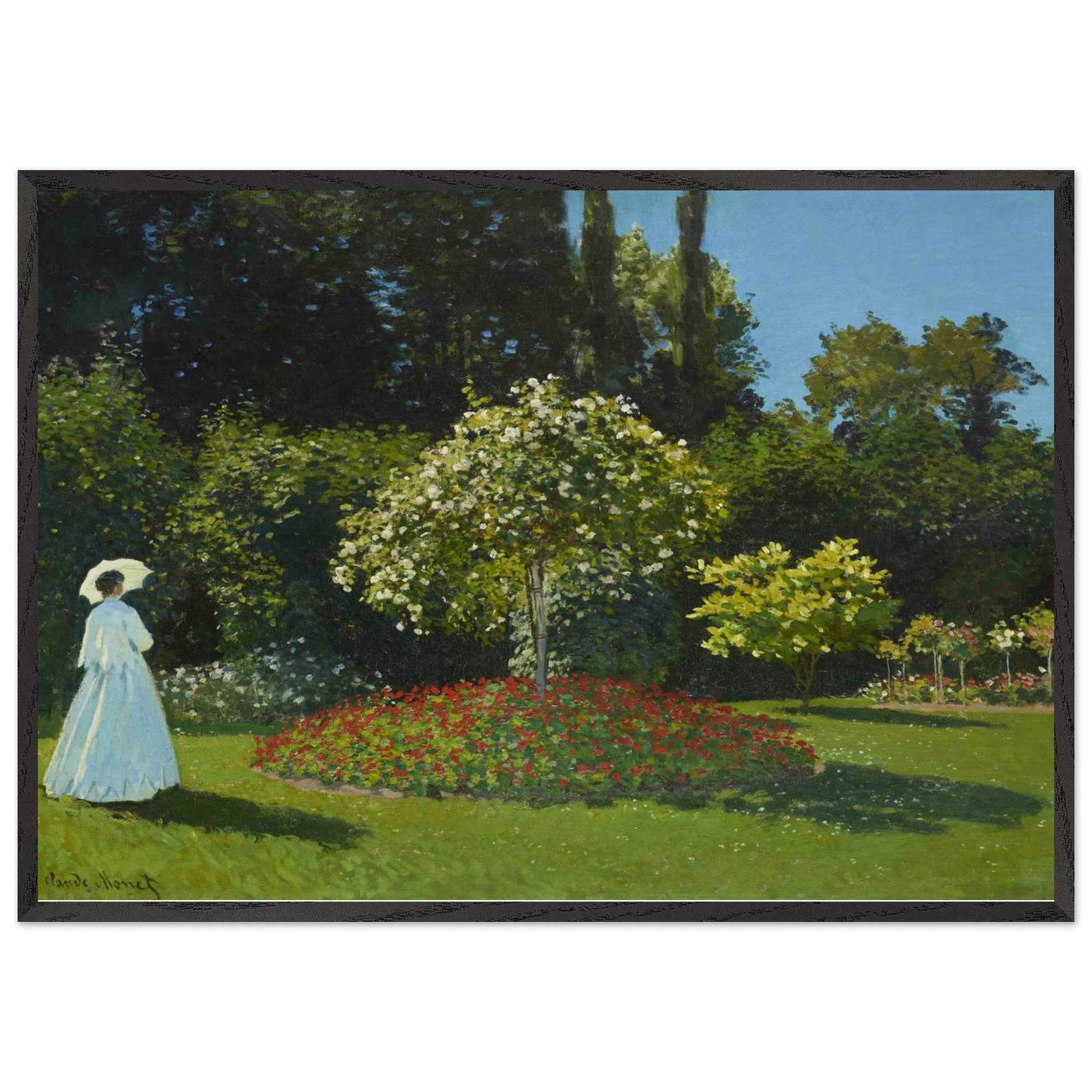 Woman in the Garden Art: Elegant Decor for Nature Lovers - Vibrantwalls