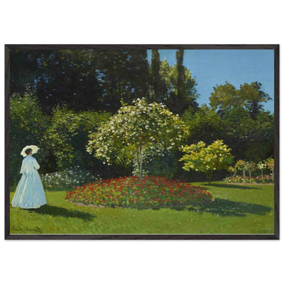 Woman in the Garden Art: Elegant Decor for Nature Lovers - Vibrantwalls