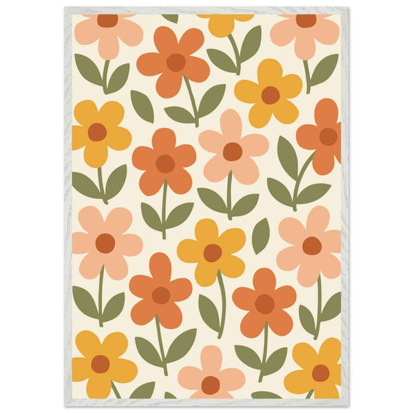 Retro Floral Dream Vintage Wall Art - Vibrantwalls
