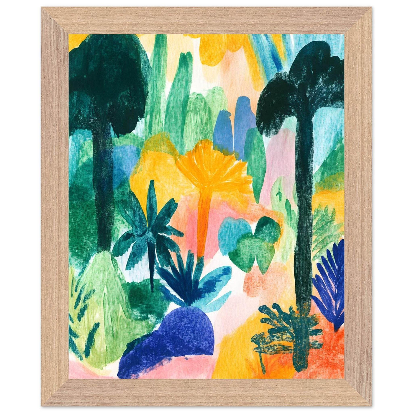 Abstract Tropical - Vibrantwalls