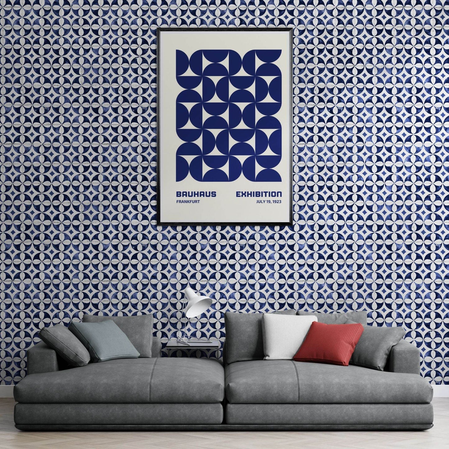 Bauhaus Geometric Abstract Modern Movement Style Design Wall Art - Vibrantwalls