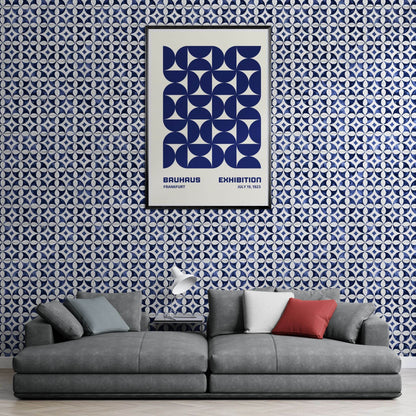 Bauhaus Geometric Abstract Modern Movement Style Design Wall Art - Vibrantwalls