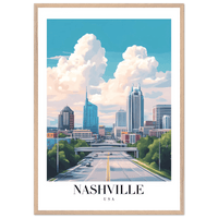 Nashville USA Wall Art - Vibrantwalls