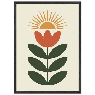 Abstract Floral Sun - Vibrantwalls