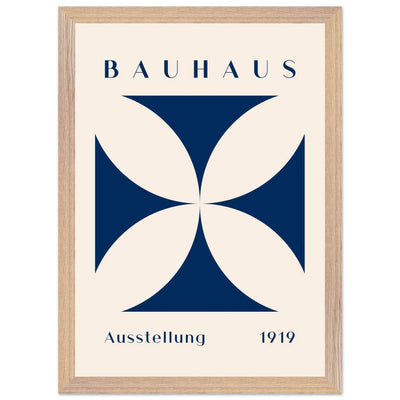 Bauhaus Exhibition 1919 - Navy Cream - Vibrantwalls