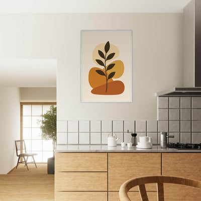 Modern Abstract Plant - Vibrantwalls