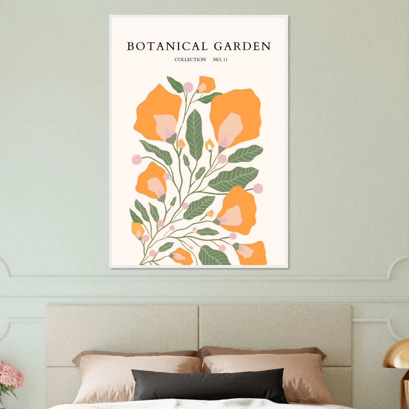 Botanical Garden Collection Framed Poster – Warm Floral Art Print | Ready-to-Hang in Various Sizes & Frame Styles - Vibrantwalls