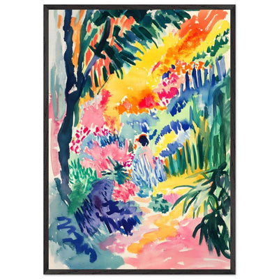 Vibrant Abstract Garden Henri Matisse - Vibrantwalls
