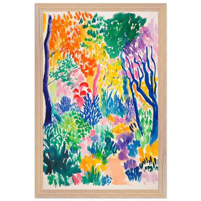 Vibrant Matisse Abstract Garden Joy - Vibrantwalls