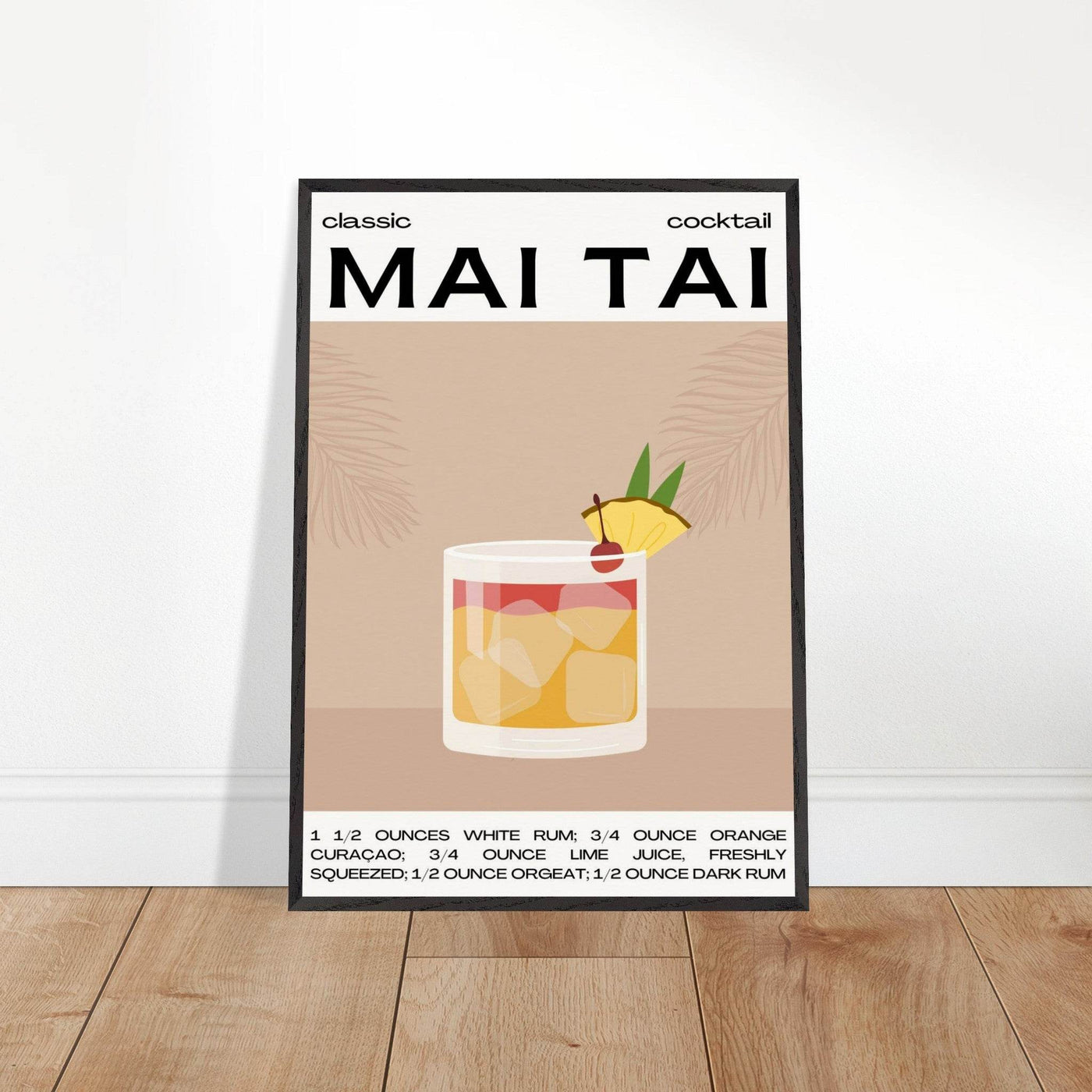 Mai Tai Cocktail - Vibrantwalls