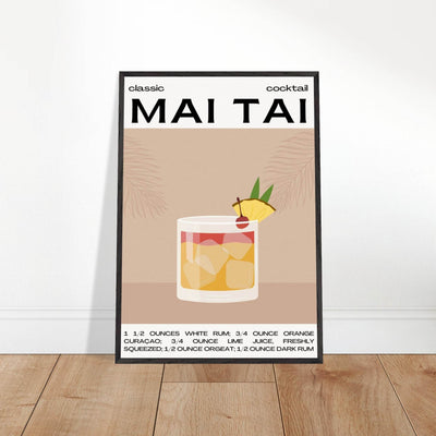 Mai Tai Cocktail - Vibrantwalls