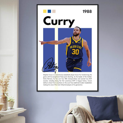 Stephen Curry Chef Curry Warriors Framed Poster - Vibrantwalls