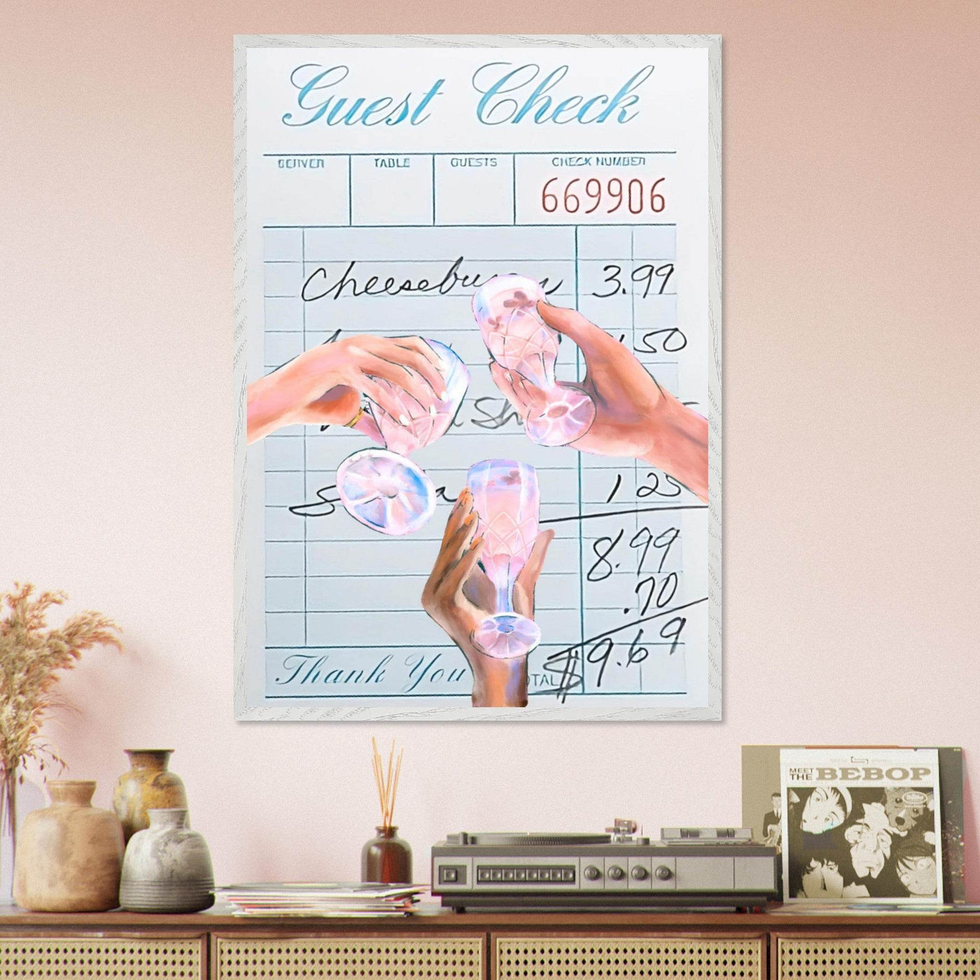 Vibrant Cocktail 'Guest Check' - Vibrantwalls