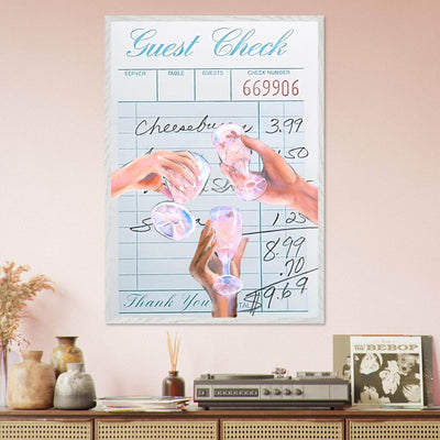 Vibrant Cocktail 'Guest Check' - Vibrantwalls