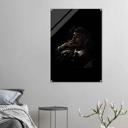 Connor McGregor Scribble Art Acrylic Print – Dynamic, Glossy & Modern Wall Art in Multiple Sizes