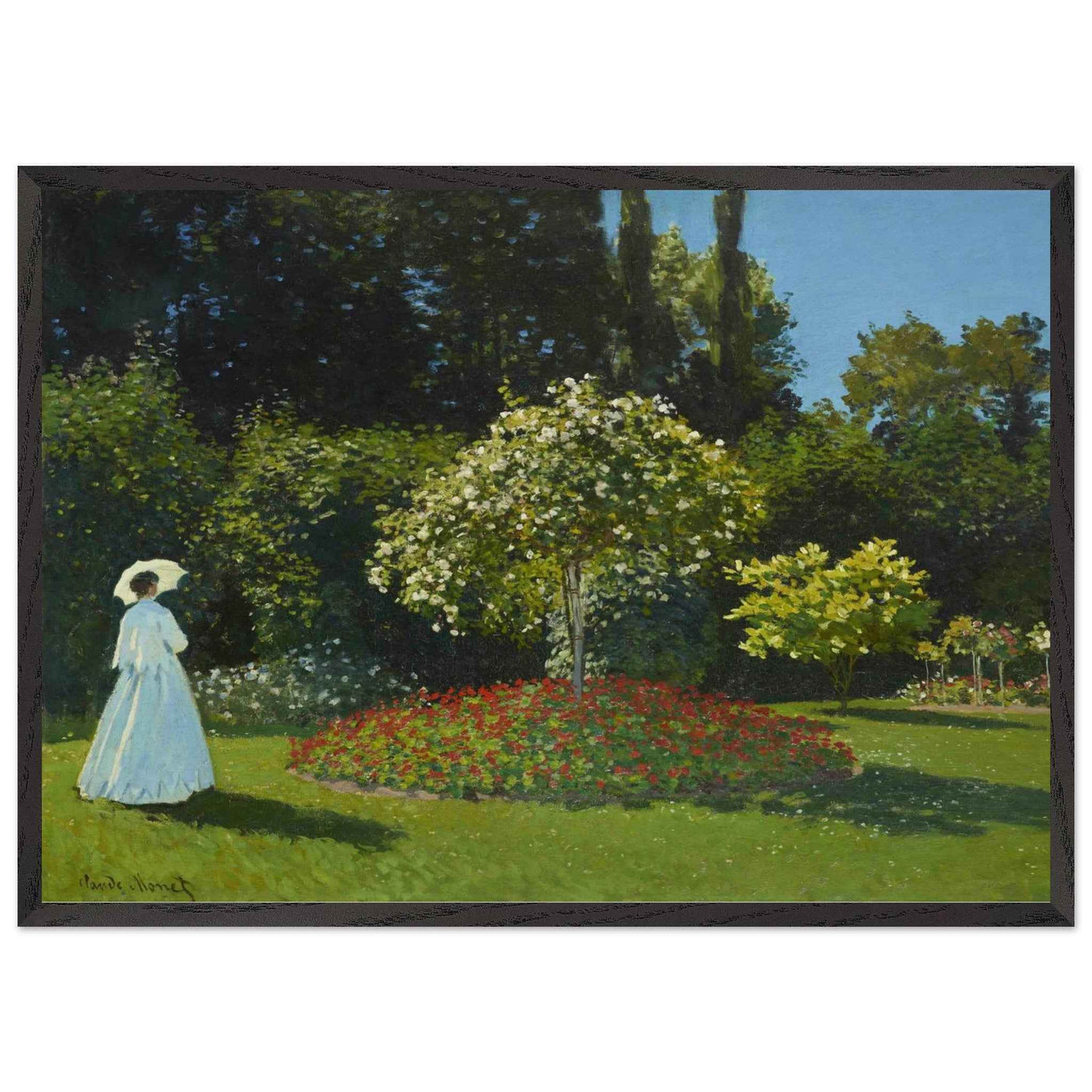 Woman in the Garden Art: Elegant Decor for Nature Lovers - Vibrantwalls