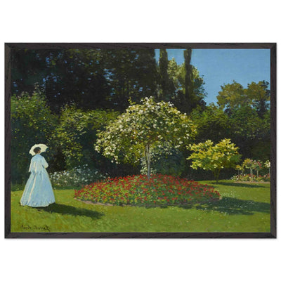 Woman in the Garden Art: Elegant Decor for Nature Lovers - Vibrantwalls