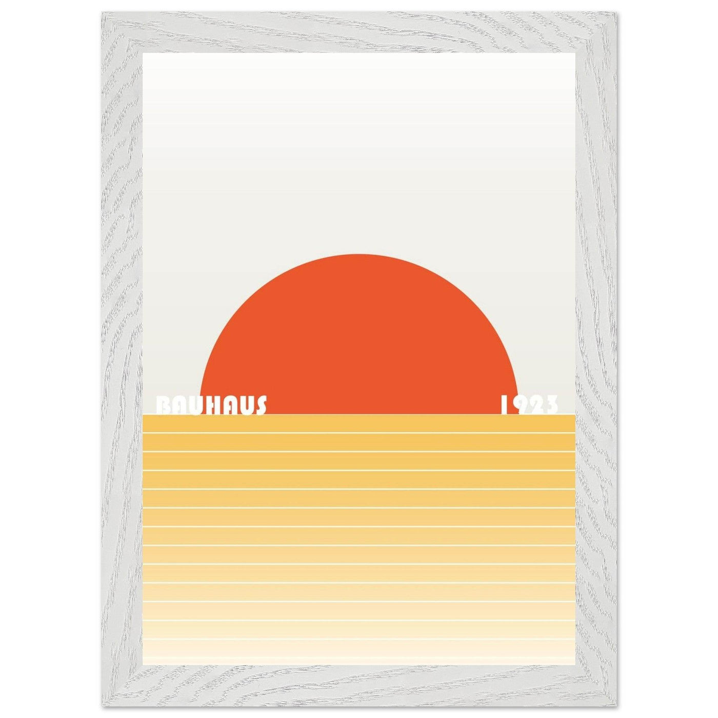Bauhaus Sunset Abstraction - Vibrantwalls