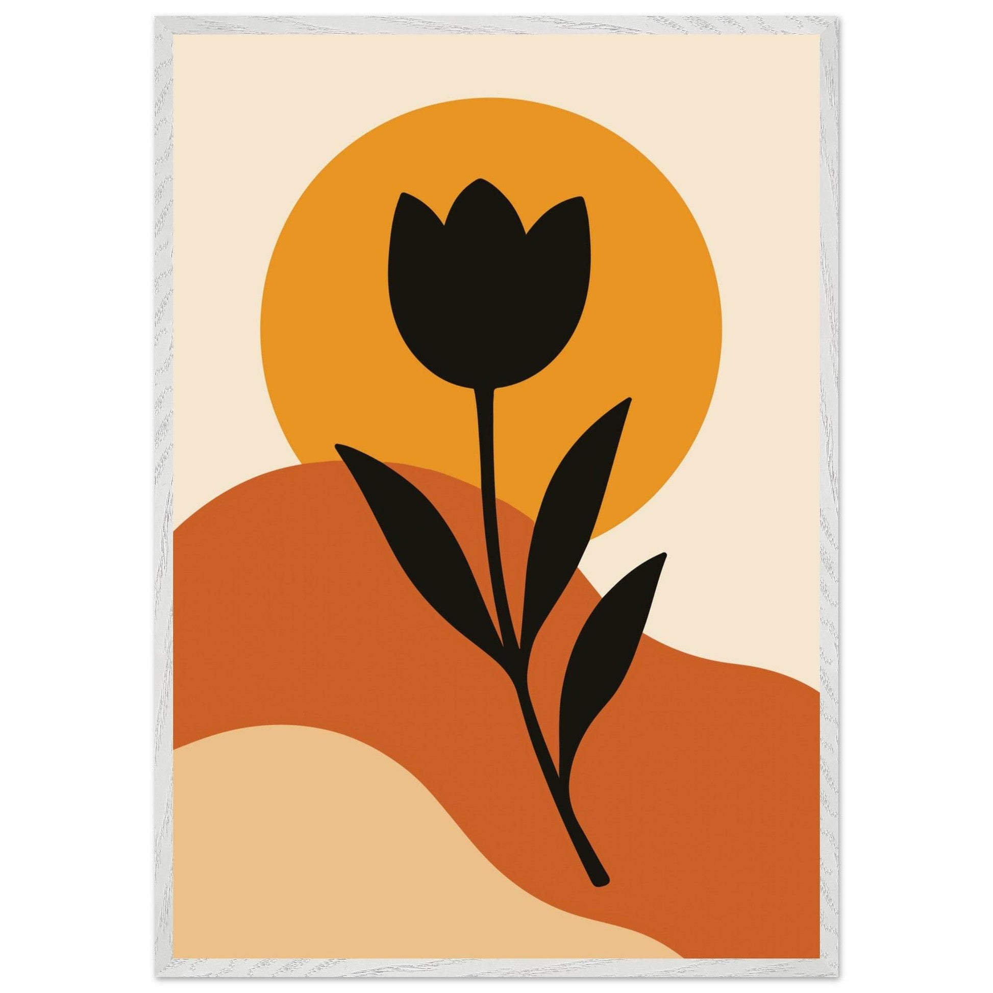 Desert Bloom Botanical Abstract Wall Art - Vibrantwalls