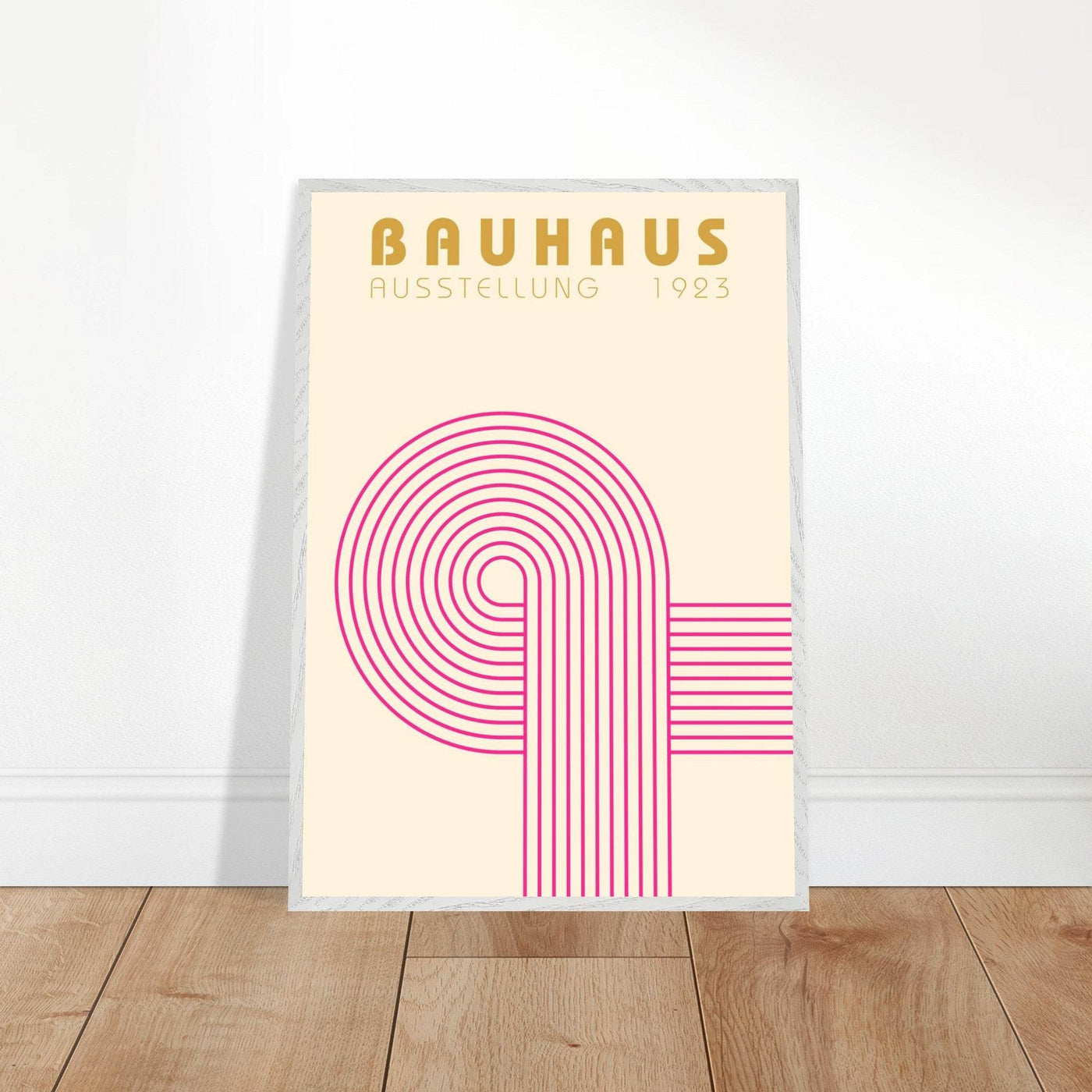 Bauhaus Pink Pop Decor for Modern Home Aesthetics - Vibrantwalls